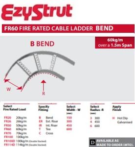 F/RATED 60KG/M BEND 300MMX300R HDG