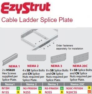 NEMA 2-FR50 F/RATED SPLICE PLATE HDG