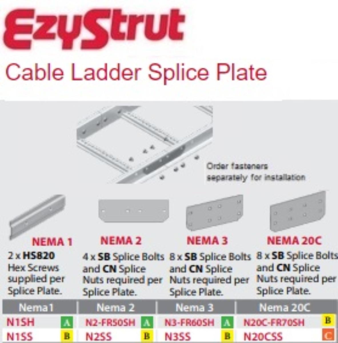 N20C-FR70 SPLICE PLATE HDG