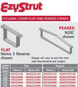 NEMA 2 CYCLONIC COVER STRAP 150MM HDG