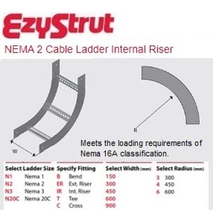 RISER INTERNAL 150MMX450R NEMA-2 HDG