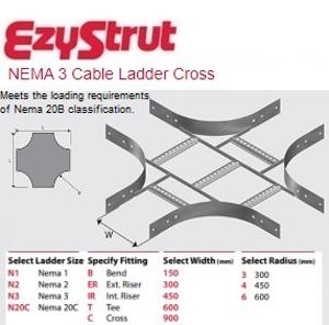 NEMA 3 CROSS 300MM 450 RADIUS HDG