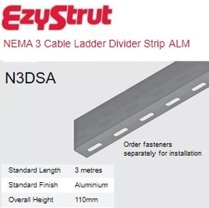 NEMA 3 DIVIDER STRIP 3 MTR ALUMINIUM