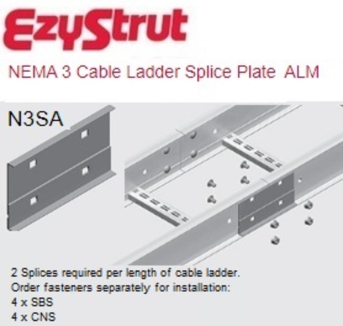 NEMA 3 SPLICE PLATE ALUMINIUM