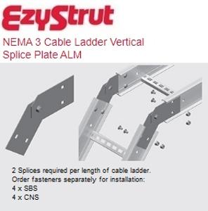 NEMA 3 VERTICAL SPLICE PLATE ALUMINIUM