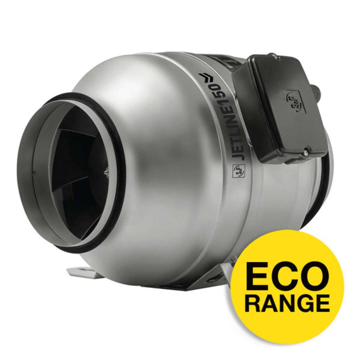 JETLINE ECOWATT IN-LINE FAN 250MM