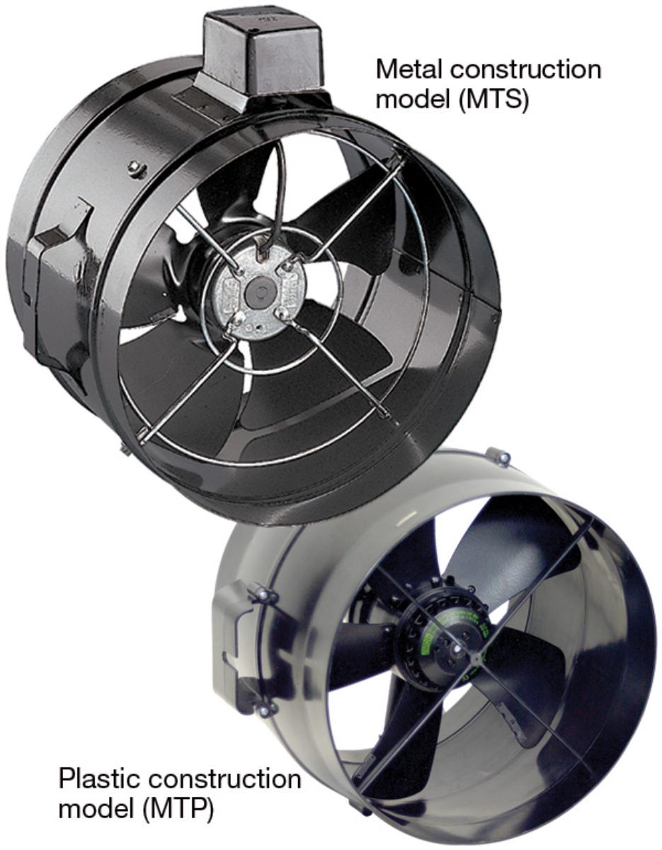 MINITUBE AXIAL FAN 250MM 4POLE 1PH 50HZ
