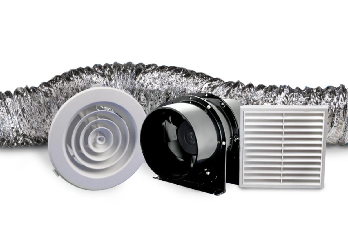IN-LINE DUCT MOUNTED FAN KIT 150MM
