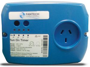 RUN-ON TIMER ADJUSTABLE 2-10MIN RUN-ON TIMER ADJUSTABLE 2-10MIN