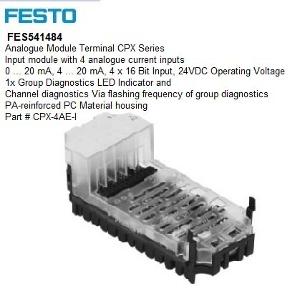 MODULE ANALOGUE FESTO 541484 MODULE ANALOGUE FESTO 541484