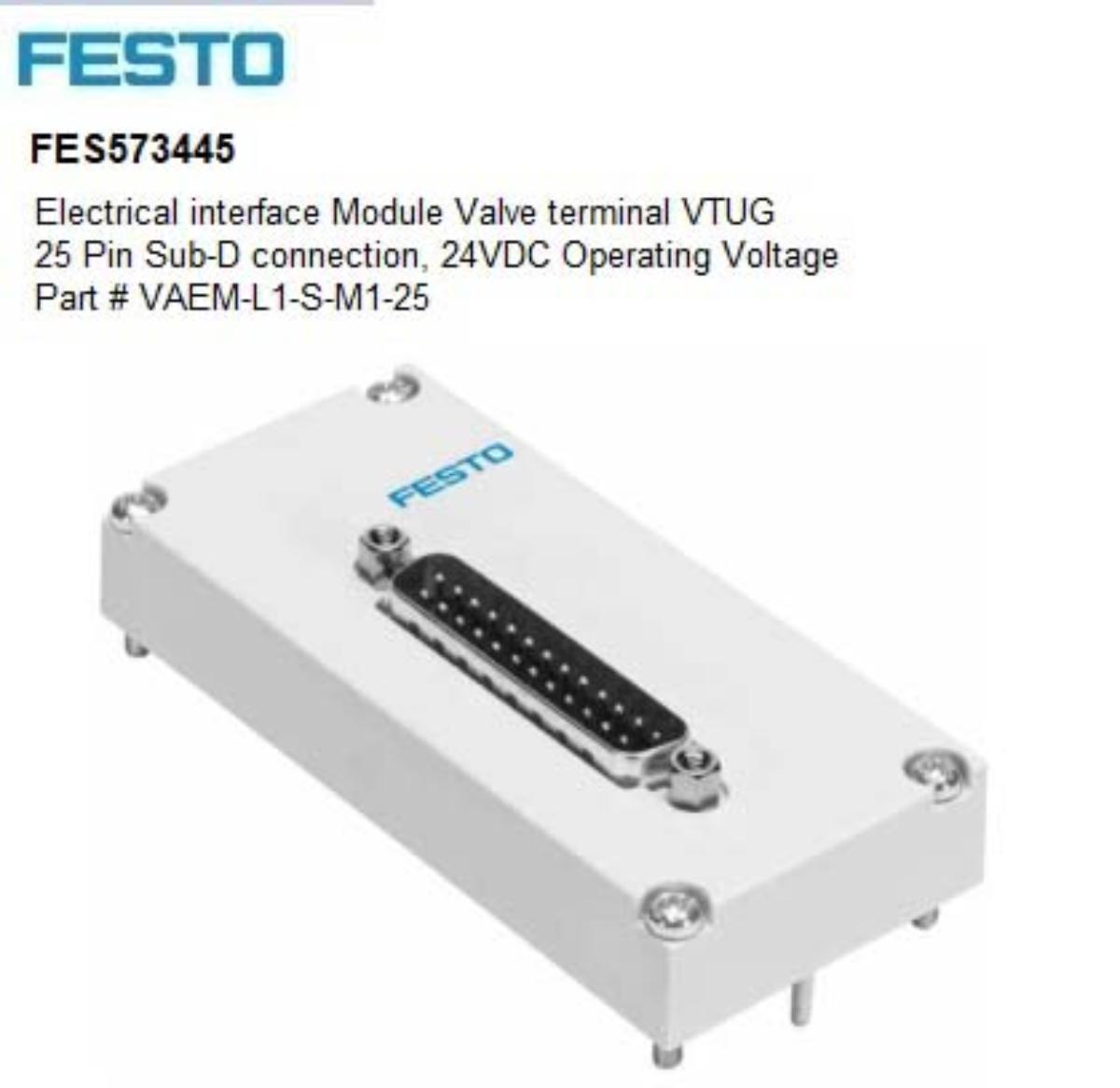 ELECTRICAL I/F MOD VALVE TERM 25P SUB-D