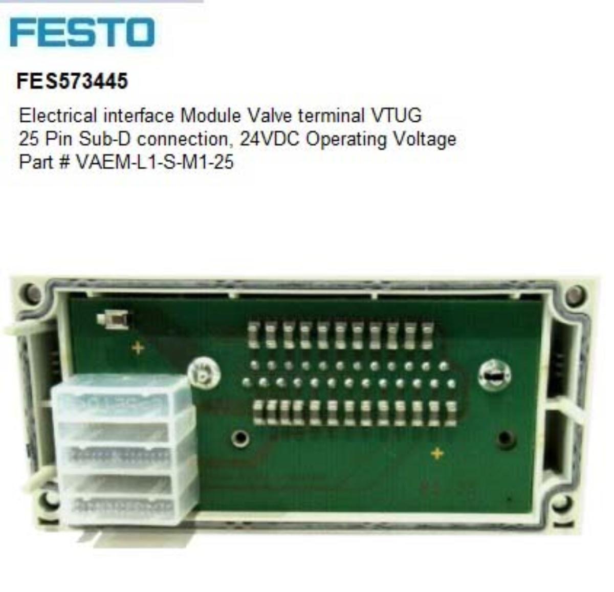 ELECTRICAL I/F MOD VALVE TERM 25P SUB-D