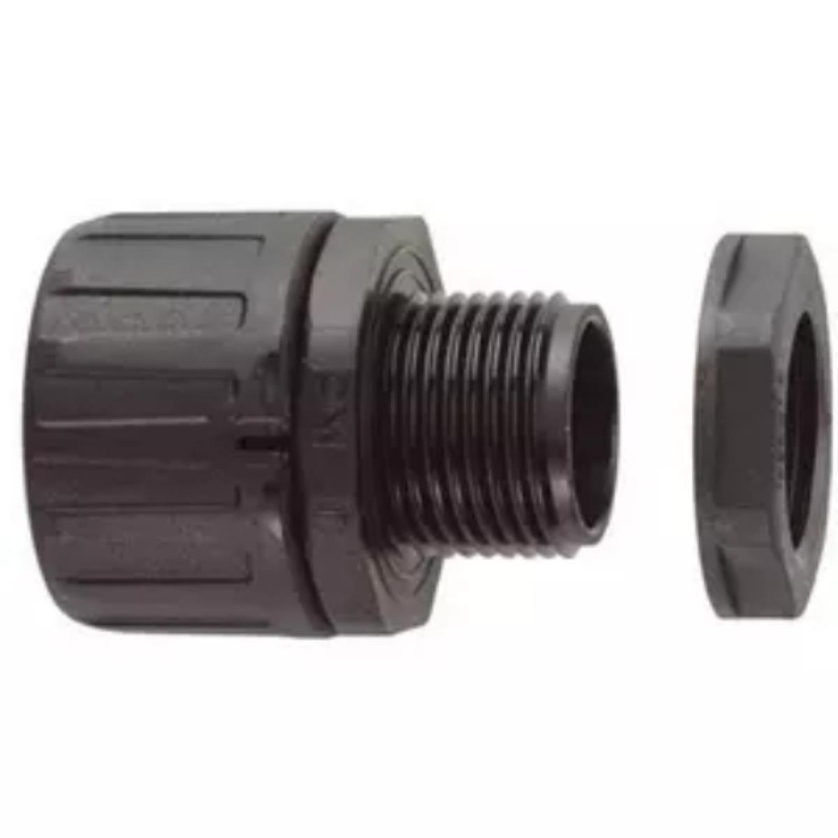 FPA ADAPTOR NYLON STRAIGHT 25-25MM BLACK