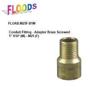 ADAPTOR BRASS 1BSP MALE 25MM FEMALE