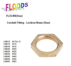 BRASS LOCK NUT M50 X 1.5