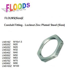 LOCKNUT ELEC CONDUIT STEEL ZP HEX 32MM