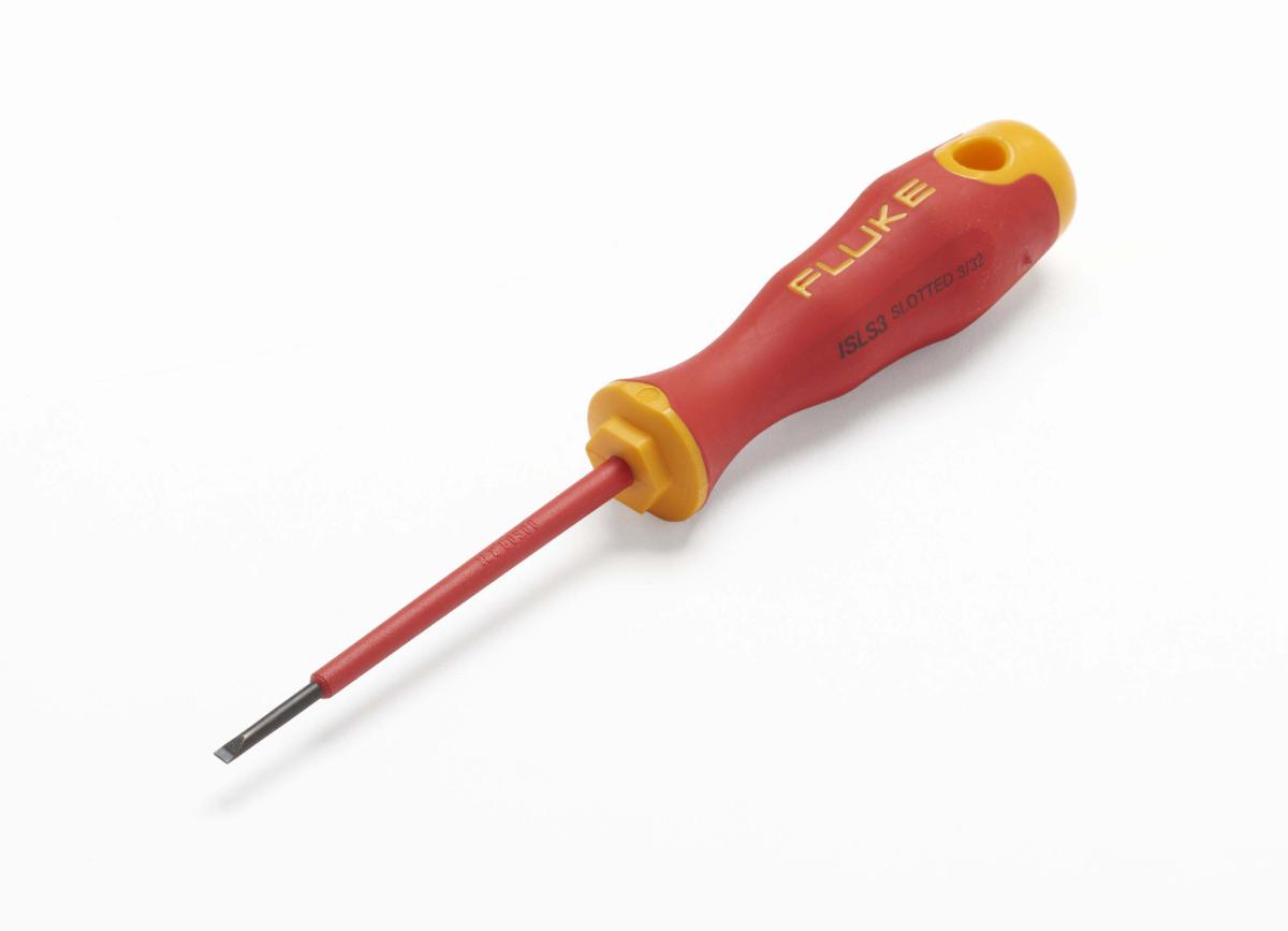 INSULATED SLOTTED SCREWDRIVER 4MMX100MM