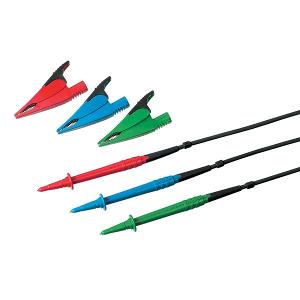 TEST LEAD SET RED/BLUE GREEN TEST LEADS TEST LEAD SET RED/BLUE GREEN TEST LEADS