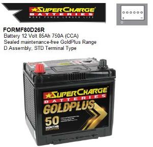 12V 750 CCA STARTING BATTERY 12V 750 CCA STARTING BATTERY