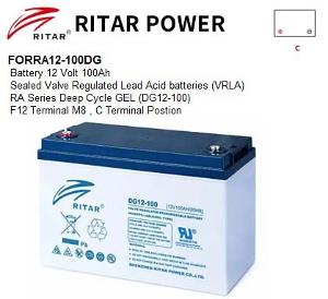 RITAR 100AH GEL DEEP CYCLE RITAR 100AH GEL DEEP CYCLE