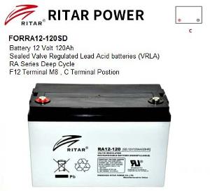 RITAR 120AH AGM DEEP CYCLE RITAR 120AH AGM DEEP CYCLE