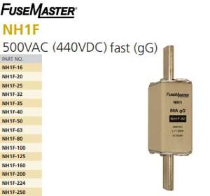 BLADE FUSE NH SIZE 1 GG 500V 40A BLADE FUSE NH SIZE 1 GG 500V 40A