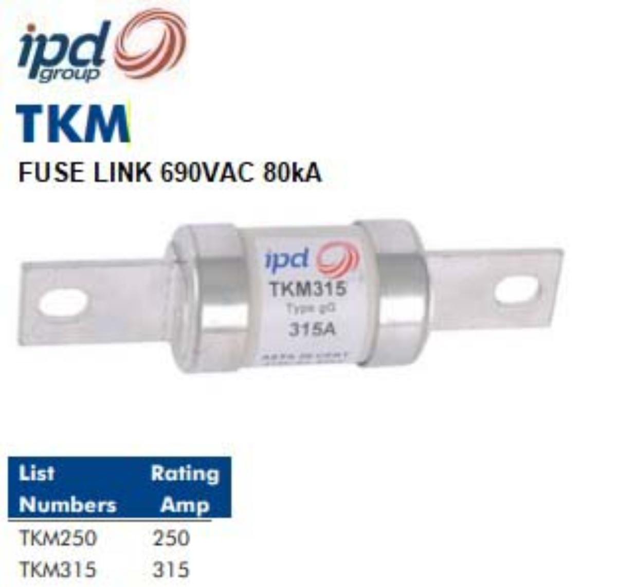 FUSE BOLT-IN CENTRE TAG 315AMP