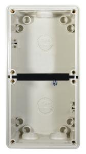ENCLOSURE BACK BOX SHALLOW 2 GANG WITH 2 ENCLOSURE BACK BOX SHALLOW 2 GANG WITH 2