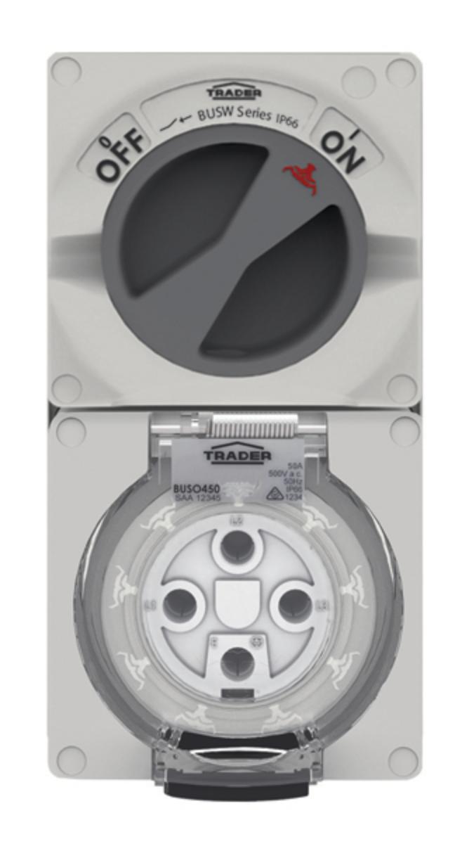 COMBINATION SWITCHED SOCKET IP66 50A 500