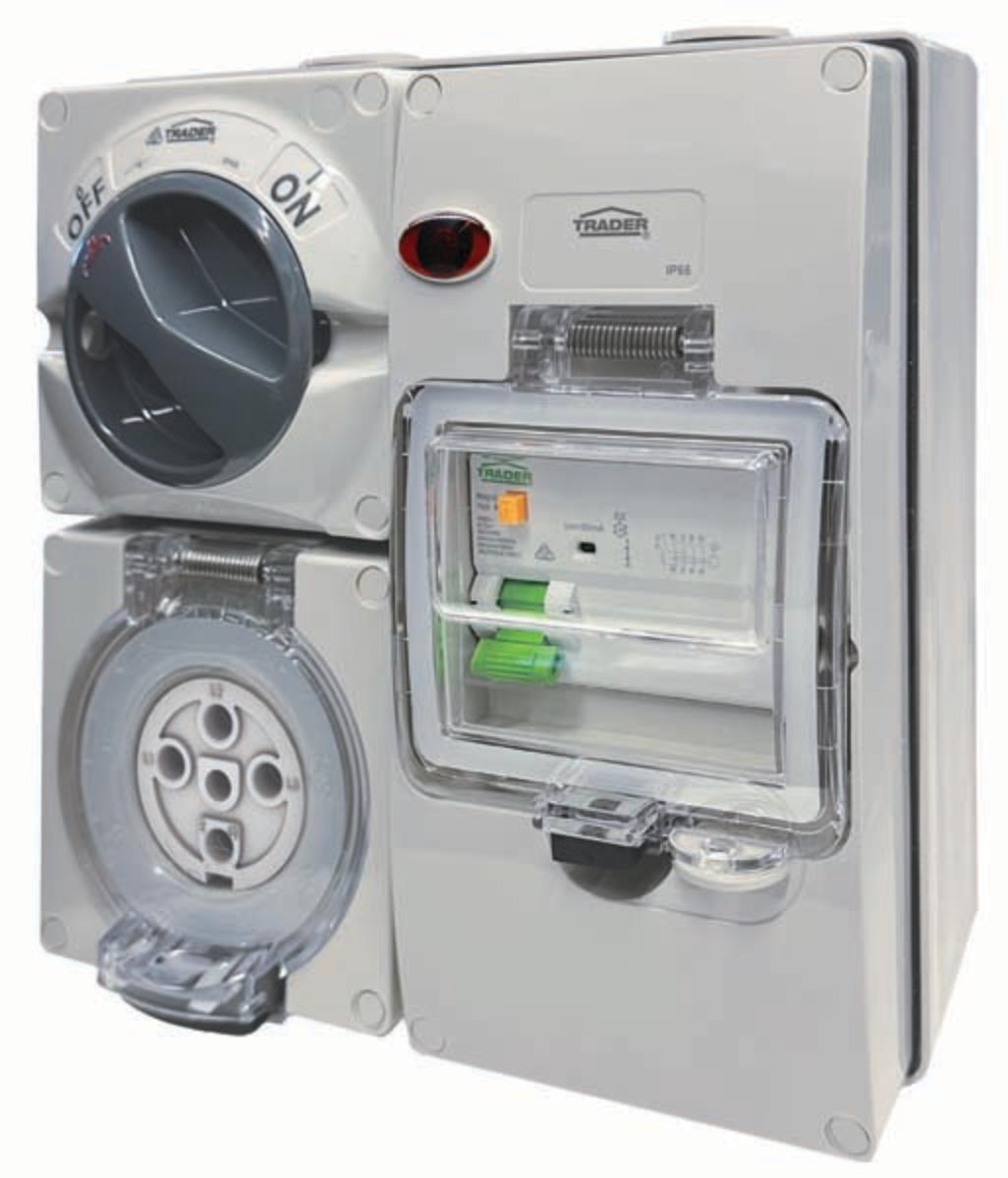 SW/PLUG RCD PRT IP66 5RPIN 500V 32A 30MA