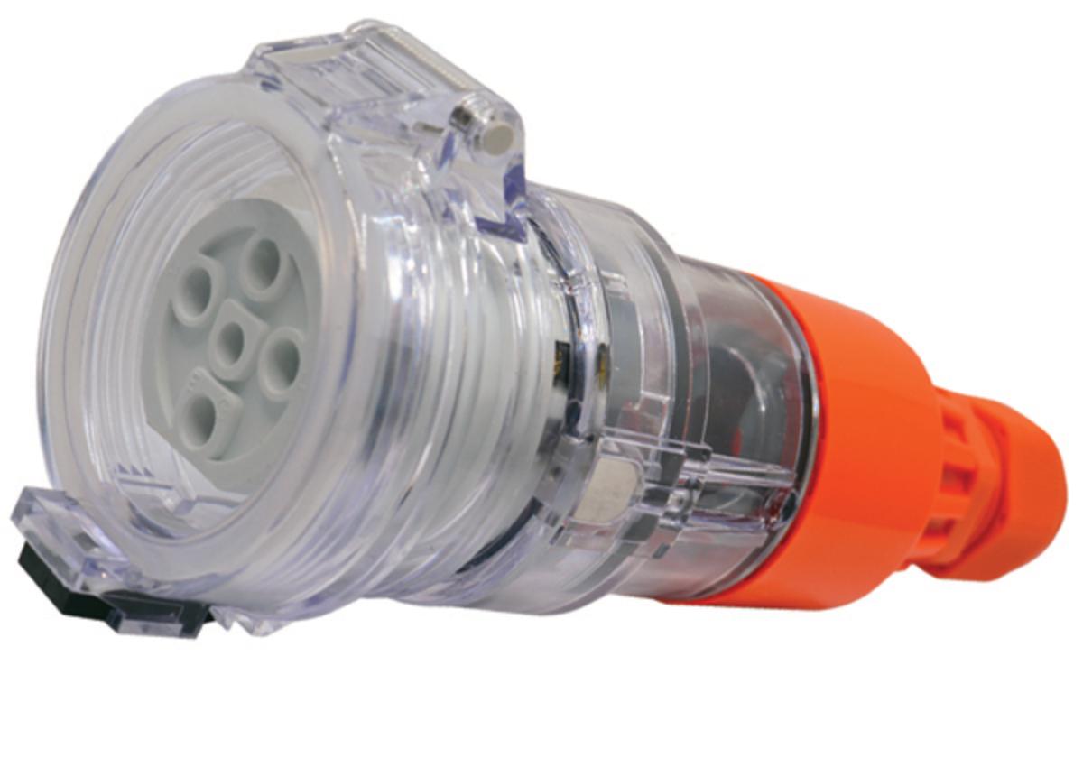 SOCKET EXTENSION CORD IP66 20A 500V 5 PI