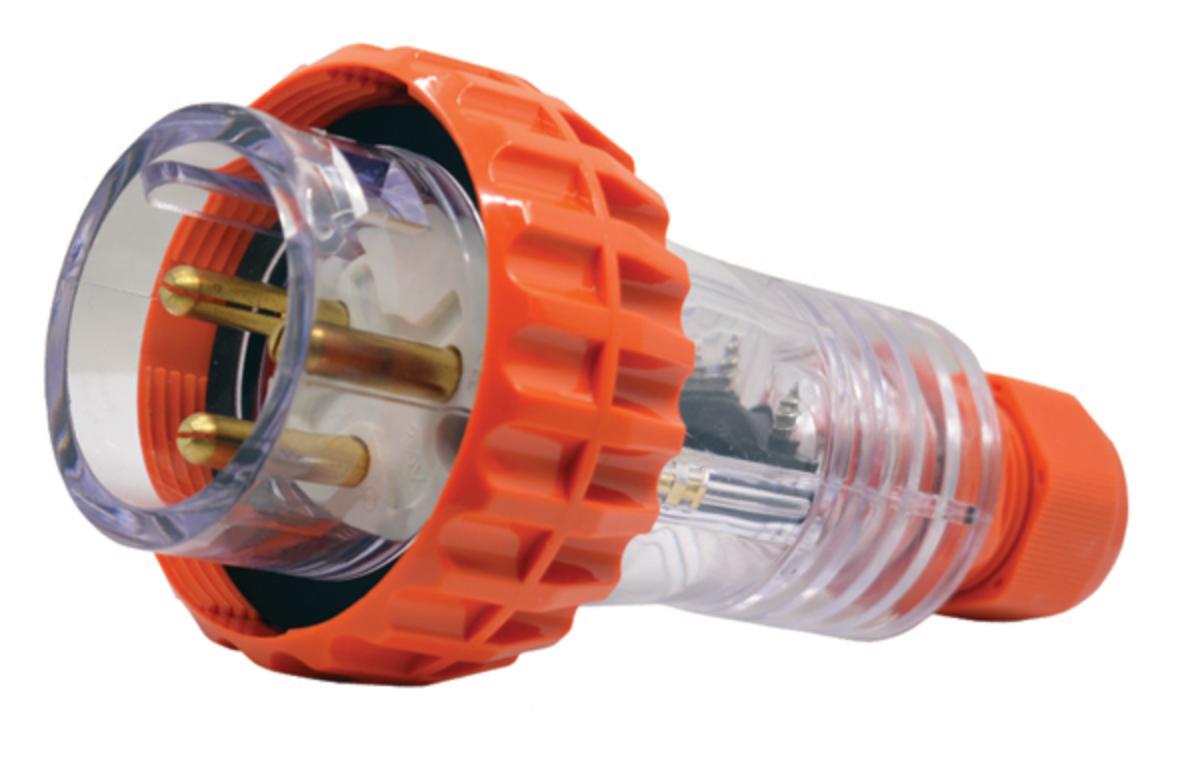 PLUG IP66 20A 250V 3 ROUND PIN