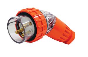 PLUG ANGLED IP66 32A 250V 3 ROUND PIN PLUG ANGLED IP66 32A 250V 3 ROUND PIN