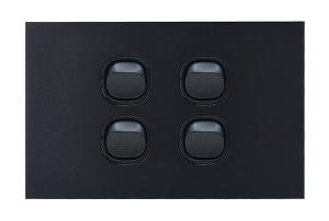 CLOUD LEOP SWITCH HORIZ 4G 20A MATT BLK CLOUD LEOP SWITCH HORIZ 4G 20A MATT BLK