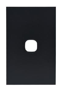 CLOUD LEOP SW PLATE 1G LESS MECH MATT BK CLOUD LEOP SW PLATE 1G LESS MECH MATT BK
