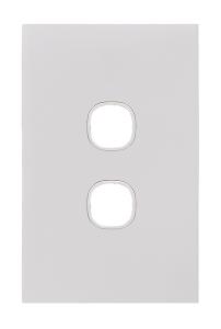 CLOUD LEOP SW PLATE 2G LESS MECH MATT WH CLOUD LEOP SW PLATE 2G LESS MECH MATT WH