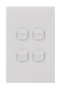 CLOUD LEOP SWITCH VERT 4G 20A MATT WHITE CLOUD LEOP SWITCH VERT 4G 20A MATT WHITE
