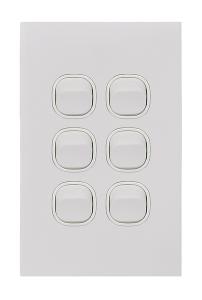 CLOUD LEOP SWITCH VERT 6G 20A MATT WHITE CLOUD LEOP SWITCH VERT 6G 20A MATT WHITE