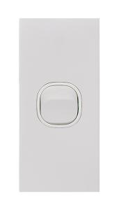 CLOUDED LEOP ARCH SW VERT 1G 16A MAT WHT CLOUDED LEOP ARCH SW VERT 1G 16A MAT WHT