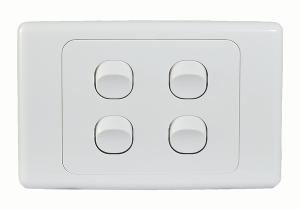 COUGAR SWITCH HORIZ 4G 16A WHITE COUGAR SWITCH HORIZ 4G 16A WHITE