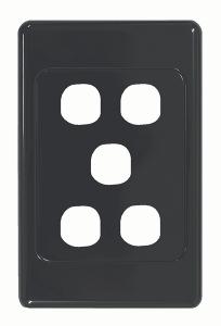 COUGAR SWITCH PLATE LESS MECH VERT 5G BK COUGAR SWITCH PLATE LESS MECH VERT 5G BK