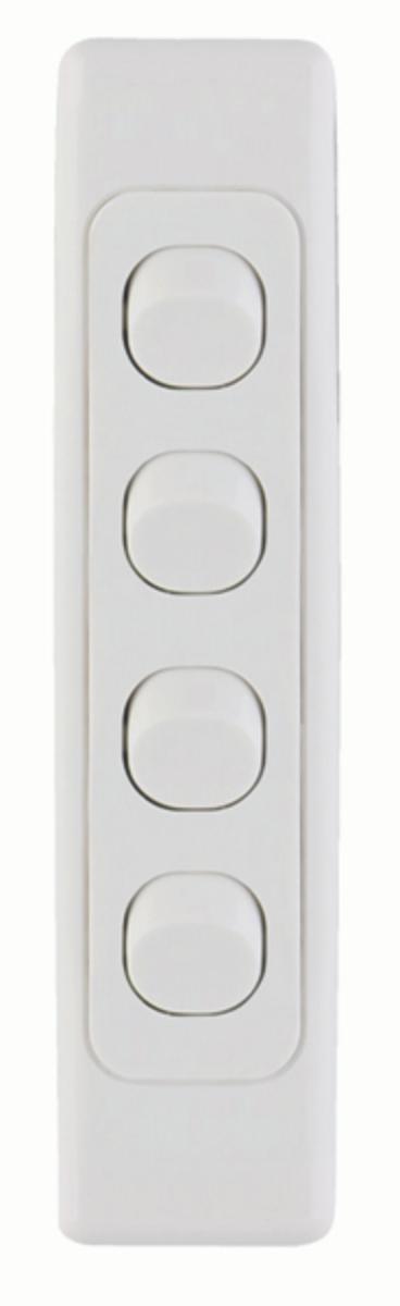 COUGAR ARCH SWITCH VERTICAL 4G 16A WHITE