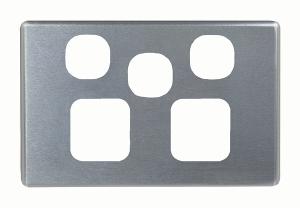FLAT CAT DBL GPO + EXT SW COVER BR ALUM FLAT CAT DBL GPO + EXT SW COVER BR ALUM