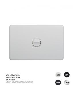 FLAT CAT SWITCH HORIZ 1G 16A WHITE FLAT CAT SWITCH HORIZ 1G 16A WHITE