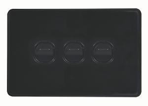FLAT CAT SWITCH HORIZ 3G 16A BLACK FLAT CAT SWITCH HORIZ 3G 16A BLACK
