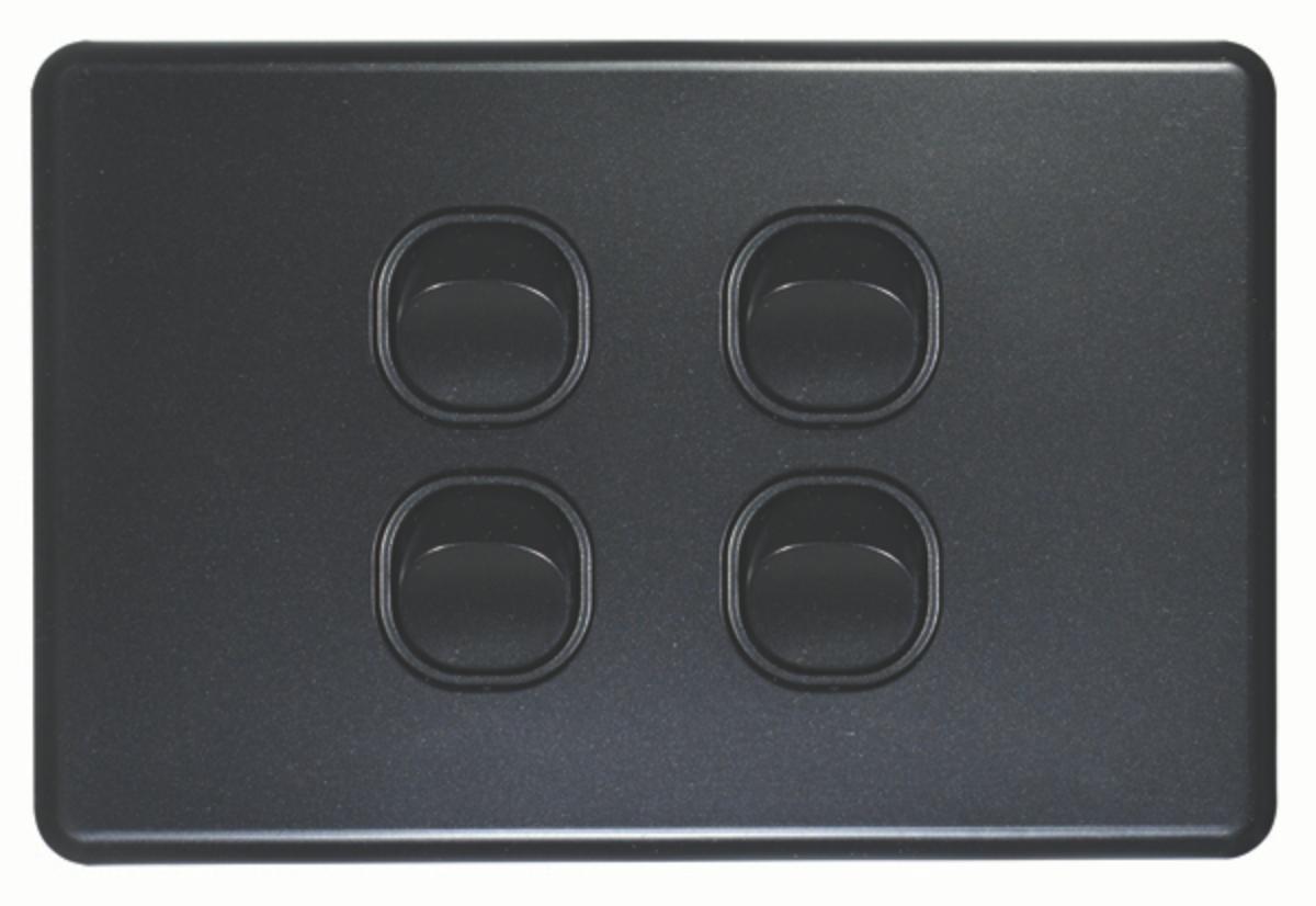 FLAT CAT SWITCH HORIZ 4G 16A MB