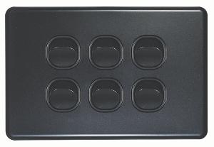 FLAT CAT SWITCH HORIZ 6G 16A MB FLAT CAT SWITCH HORIZ 6G 16A MB