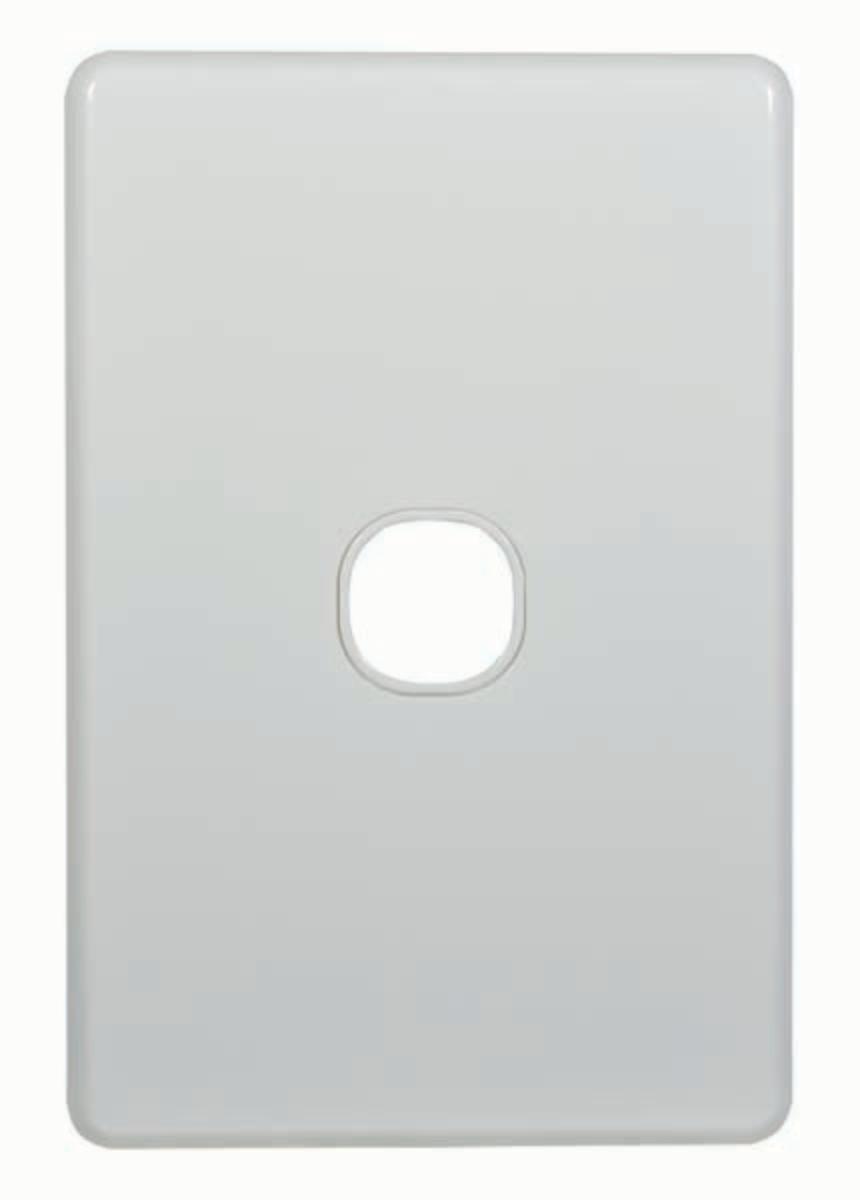 SWITCH PLATE 1 GANG SLIM COVER ONLY