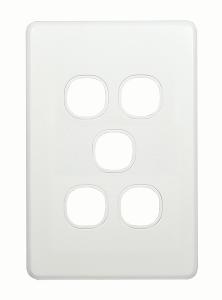 FLAT CAT SW PLATE LESS MECH VERT 5G WHT FLAT CAT SW PLATE LESS MECH VERT 5G WHT