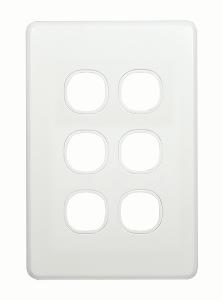 FLAT CAT SW PLATE LESS MECH VERT 6G WHT FLAT CAT SW PLATE LESS MECH VERT 6G WHT